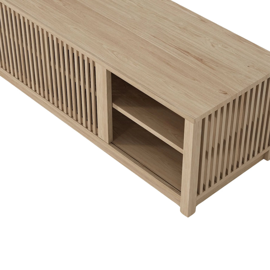 Ray Open Entertainment Unit - Oak