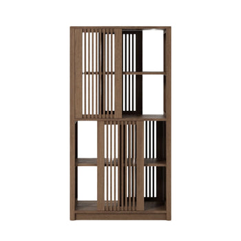 Ray Open Tall Cabinet - Teak