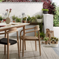 Nina Outdoor Dining Chair - Timber/Beige Rope