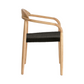 Nina Outdoor Dining Chair - Timber/Dark Grey Rope