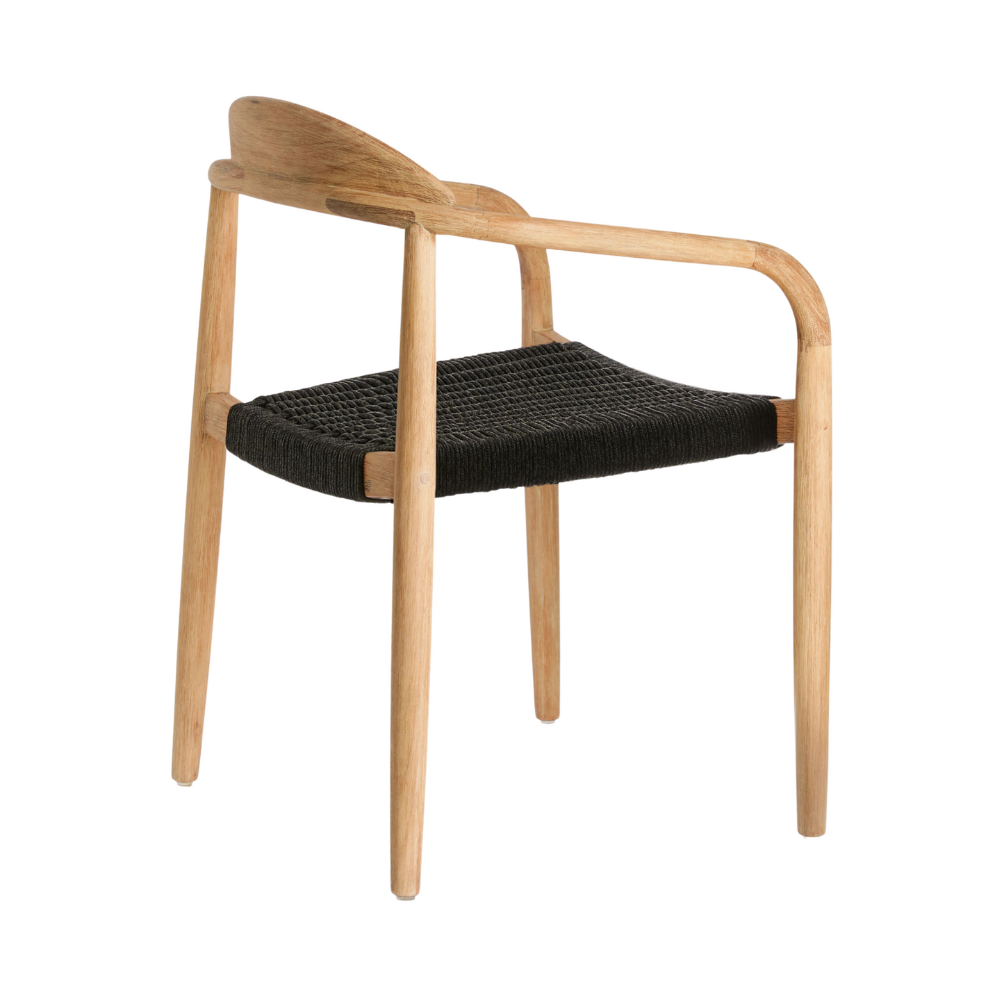 Nina Outdoor Dining Chair - Timber/Dark Grey Rope