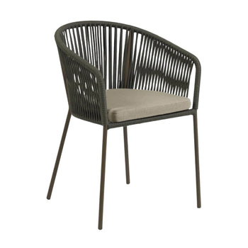 Yanet Outdoor Dining Chair - Green