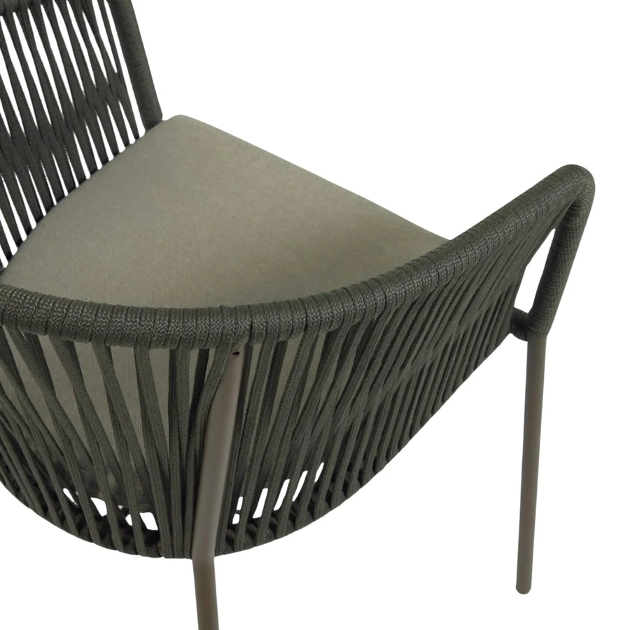 Yanet Outdoor Dining Chair - Green