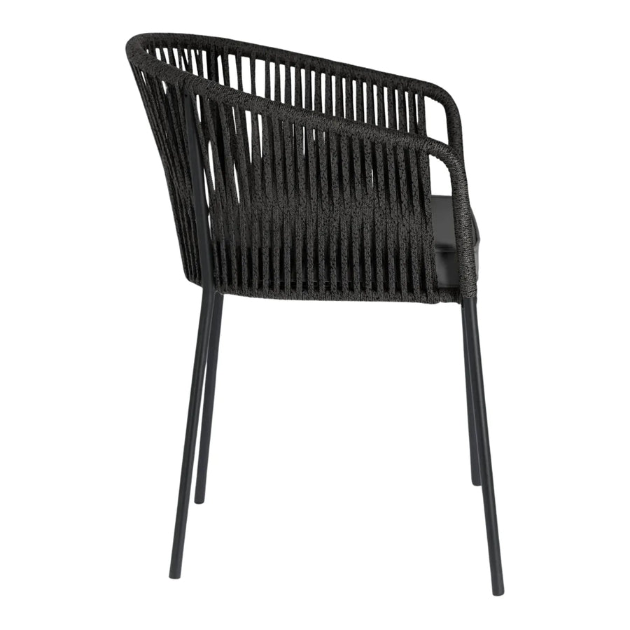 Yanet Outdoor Dining Chair - Dark Grey