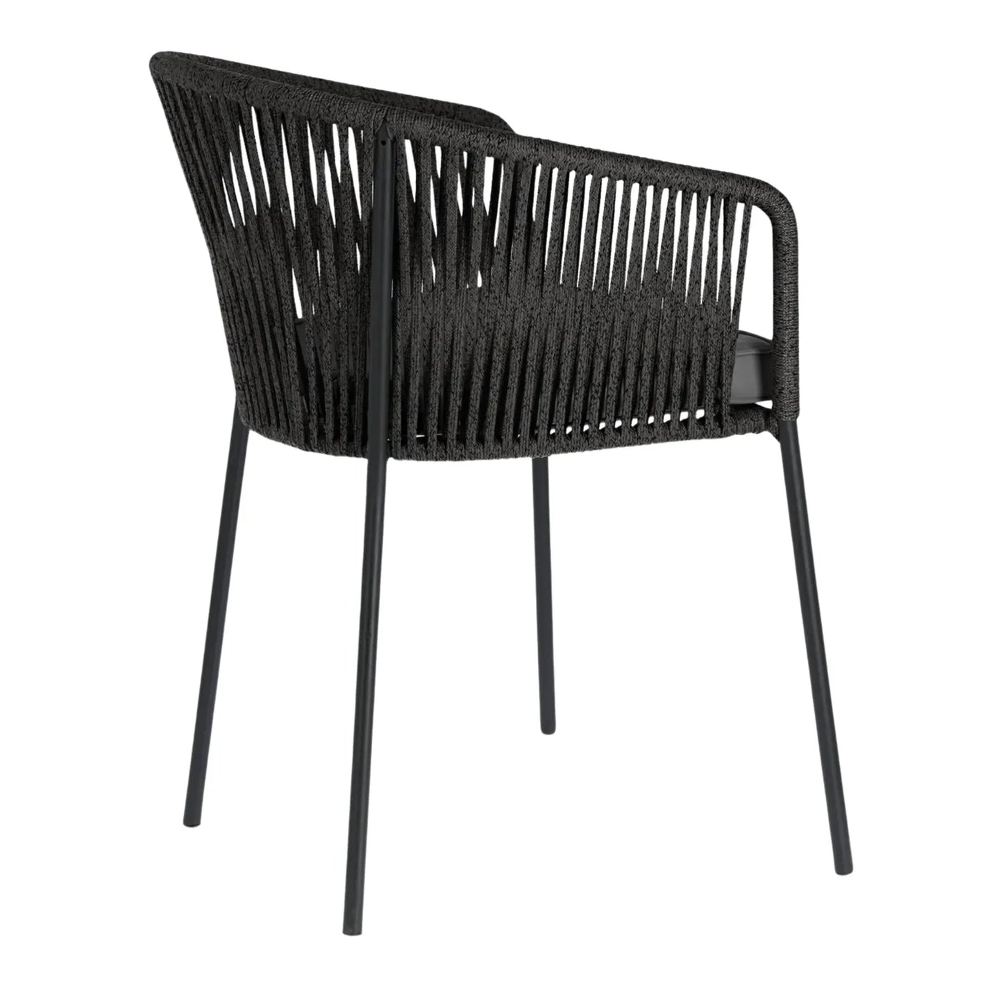 Yanet Outdoor Dining Chair - Dark Grey