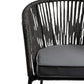 Yanet Outdoor Dining Chair - Dark Grey