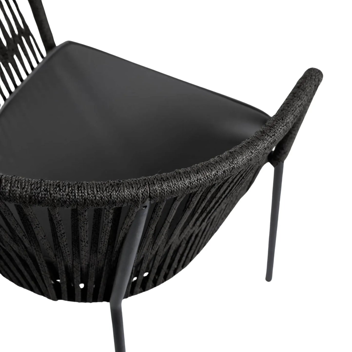 Yanet Outdoor Dining Chair - Dark Grey