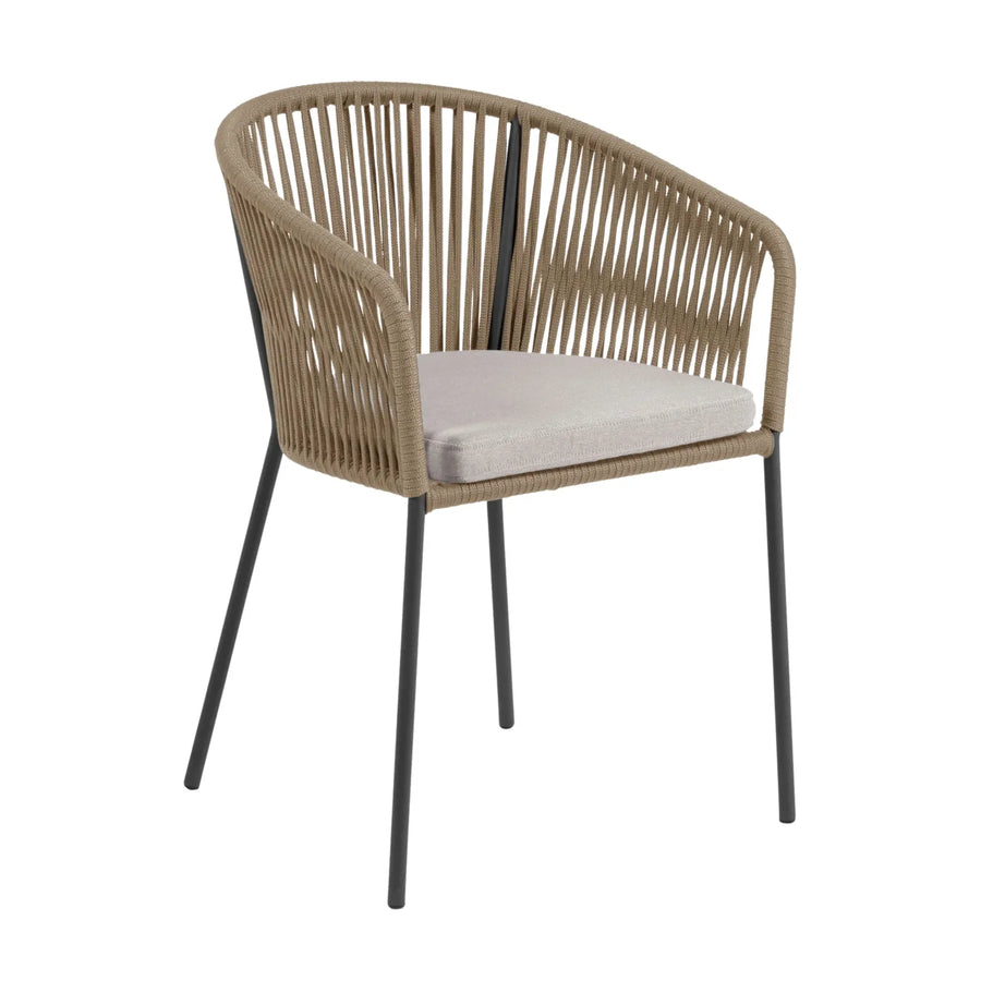 Yanet Outdoor Dining Chair - Grey