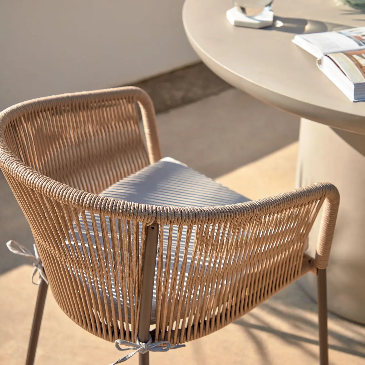 Yanet Outdoor Dining Chair - Grey