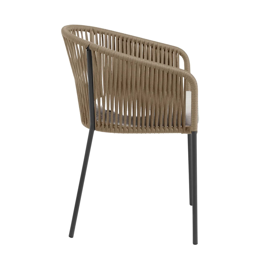 Yanet Outdoor Dining Chair - Grey