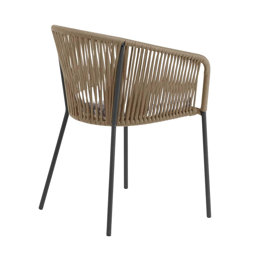 Yanet Outdoor Dining Chair - Grey