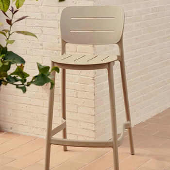 Morella Bar Stool - Beige