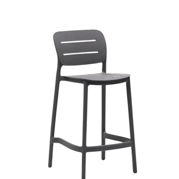 Morella Bar Stool - Grey