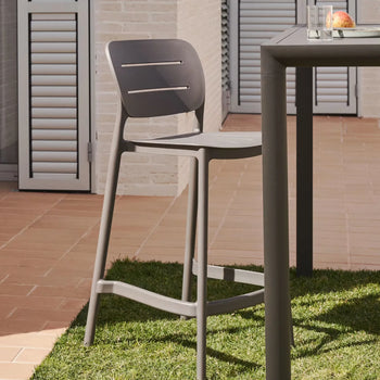 Morella Bar Stool - Grey