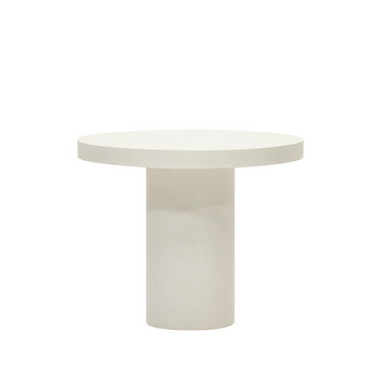 Aiguablava Outdoor Dining Table 90cm - White