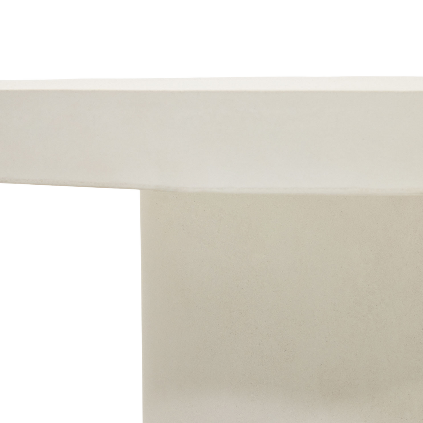 Aiguablava Outdoor Dining Table 90cm - White