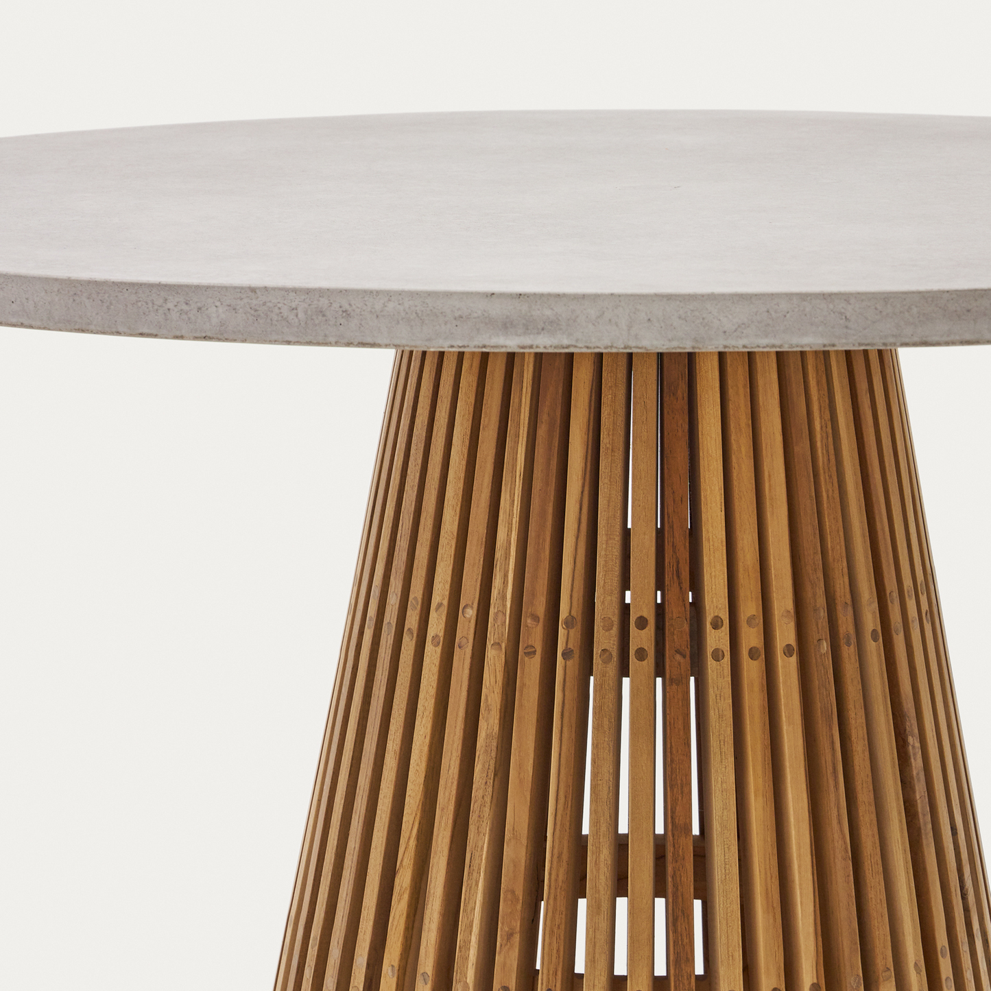 Alcaufar Outdoor Dining Table 120cm - Grey