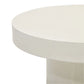 Aiguablava Outdoor Round Coffee Table 90cm - White