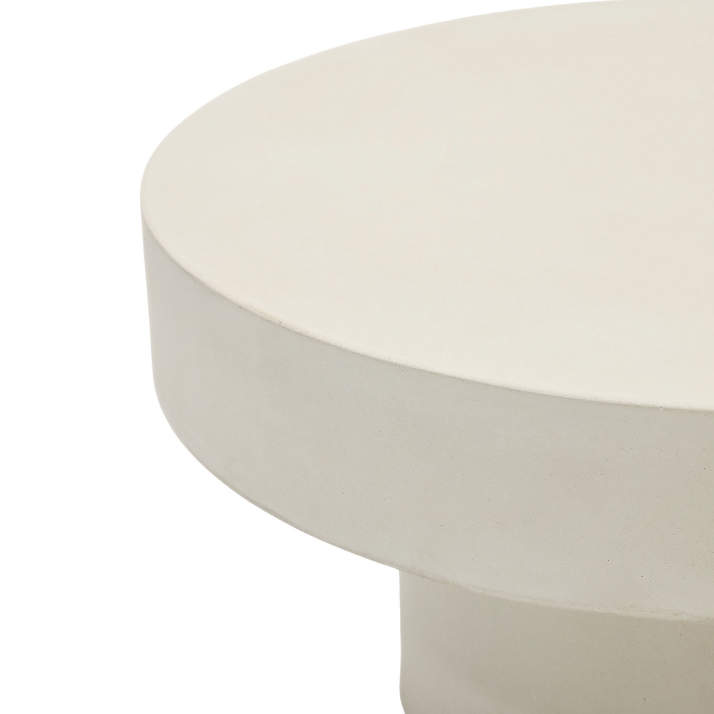 Aiguablava Outdoor Round Coffee Table 66cm - White