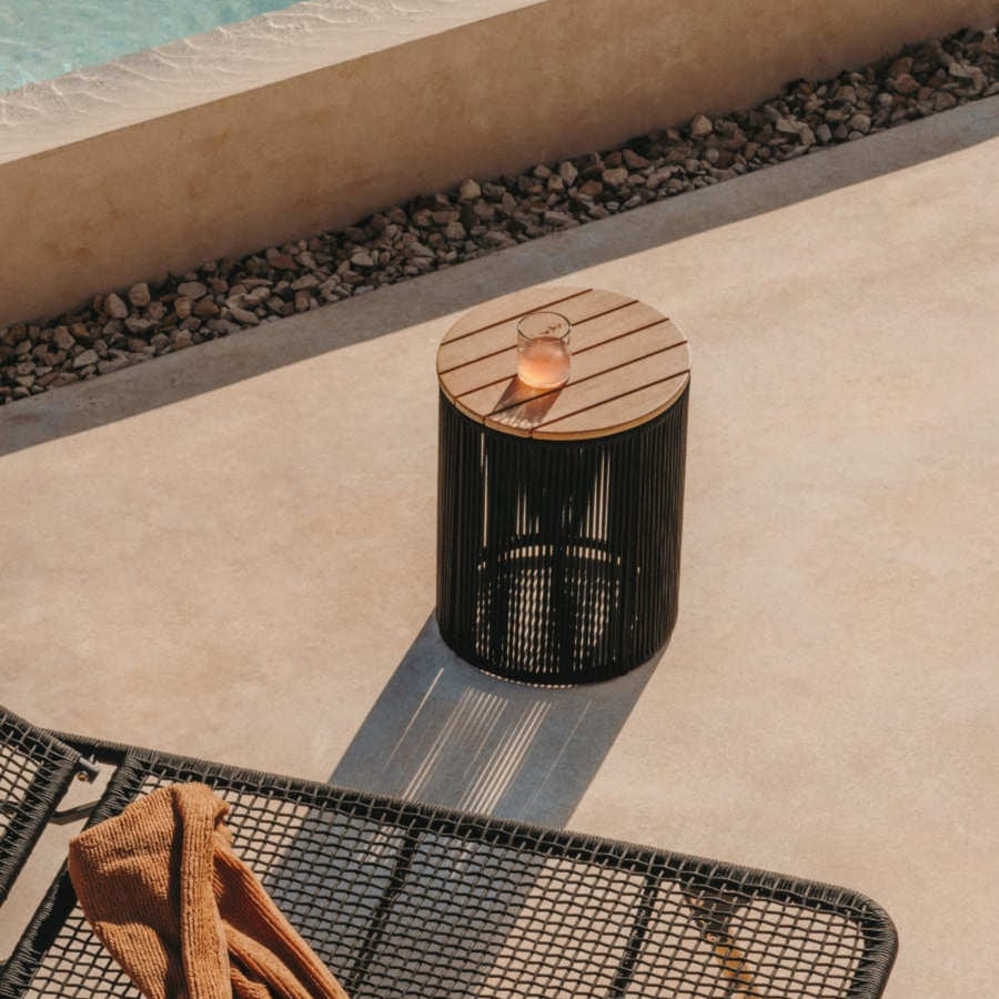 Dandara Outdoor Side Table - Black