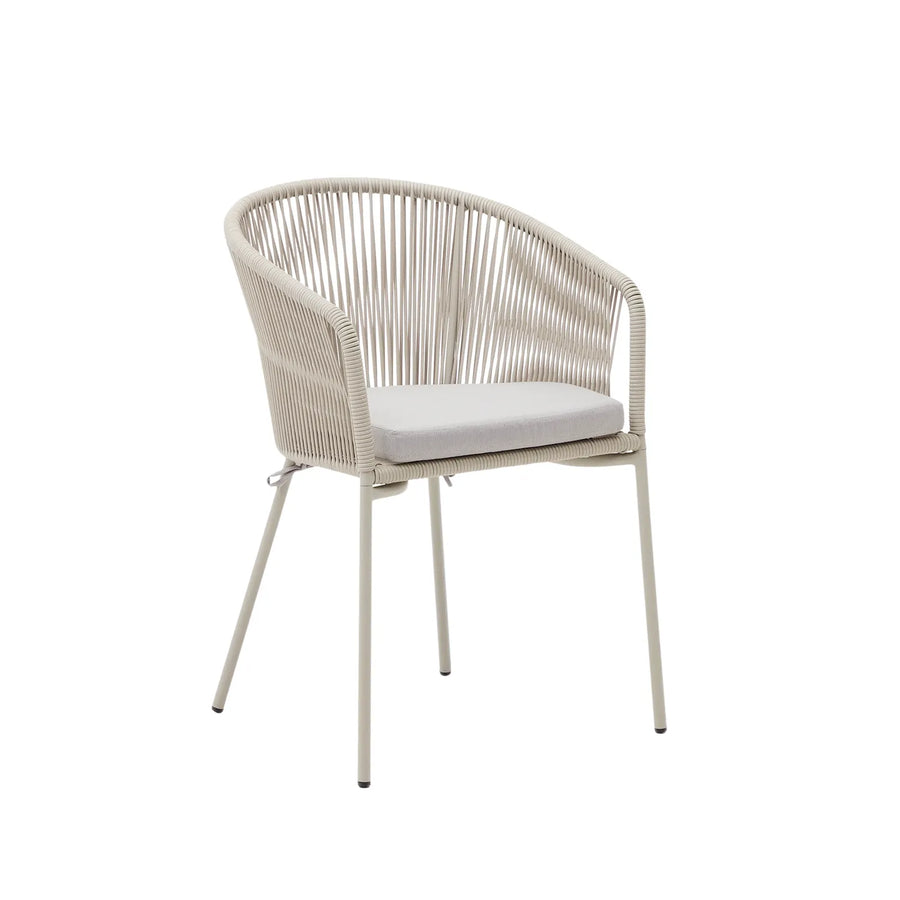 Yanet Outdoor Dining Chair - Ecru