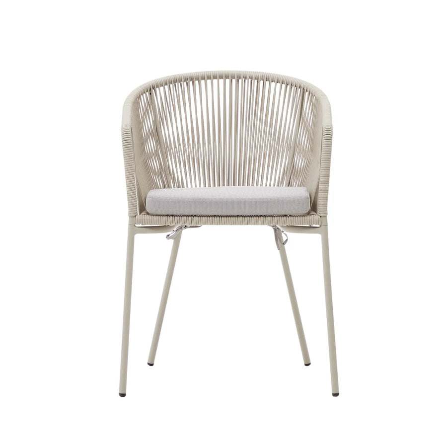 Yanet Outdoor Dining Chair - Ecru