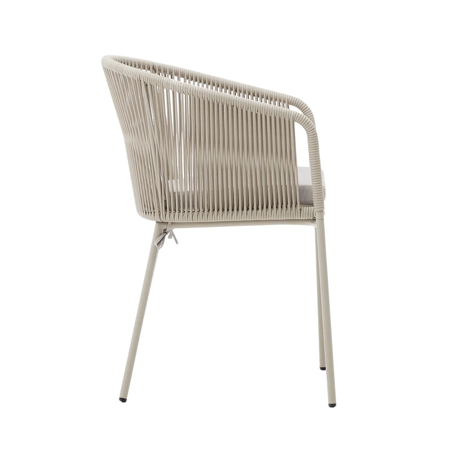 Yanet Outdoor Dining Chair - Ecru