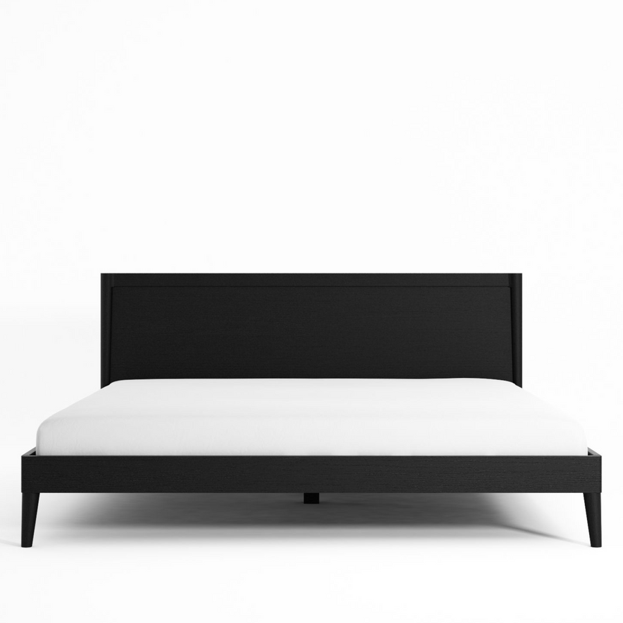 Vintage King Bed - Satin Black