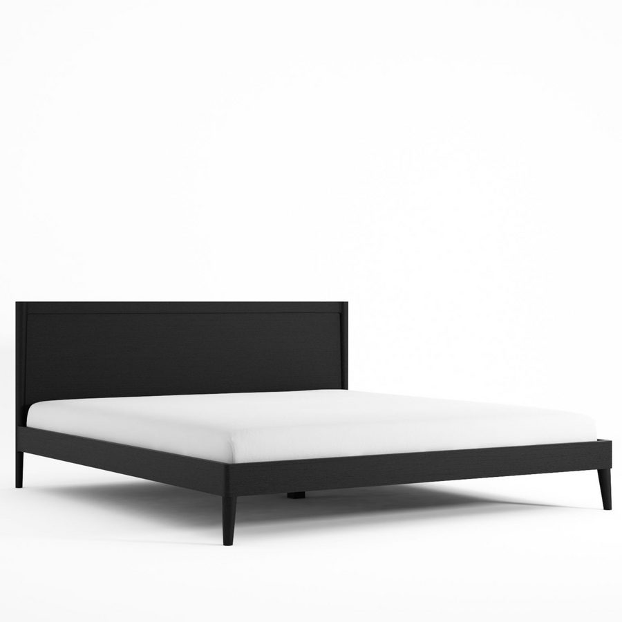 Vintage King Bed - Satin Black