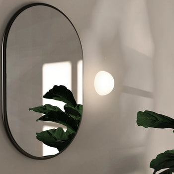 Orb Dome Mirror Wall Light - Chrome