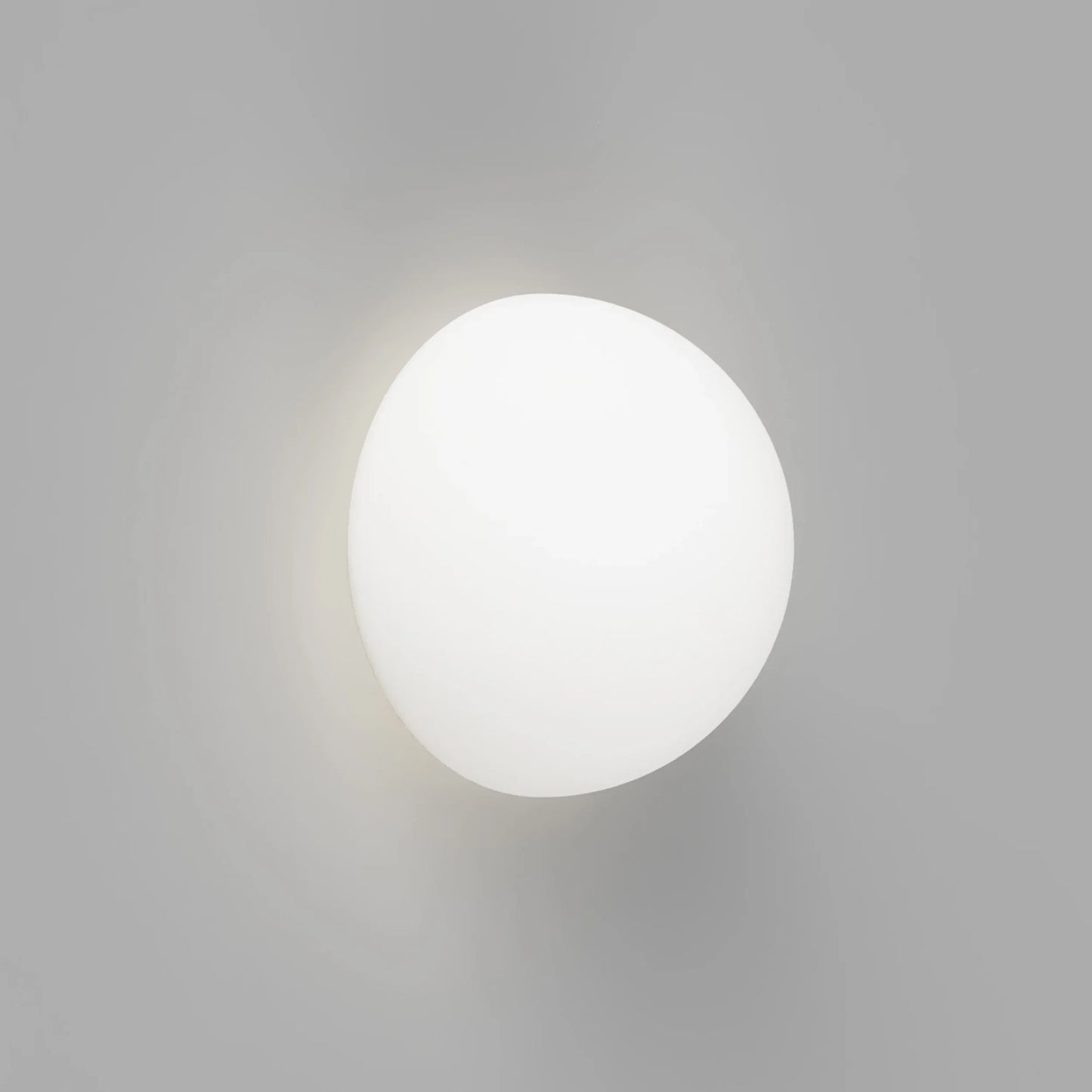 Orb Dome Mirror Wall Light - White