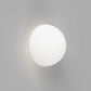 Orb Dome Mirror Wall Light - White