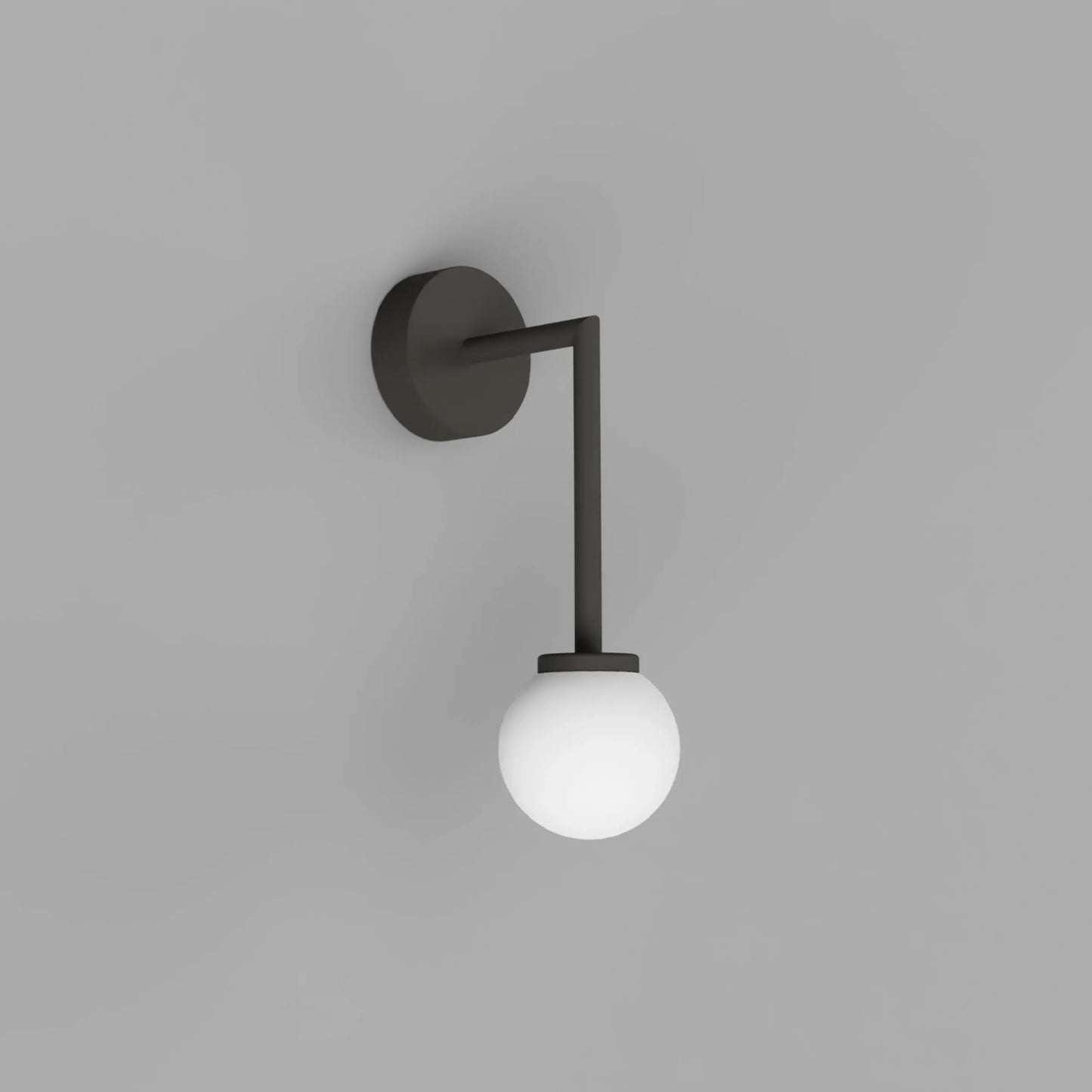 Orb Long Arm Wall Light Small - Dark Bronze