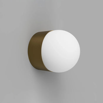 Orb Sur Wall Light Medium - Old Brass