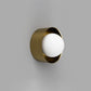 Orb Sur Wall Light Small - Old Brass