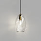 Organic Pendant Medium - Brass/Clear