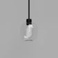 Parlour Lite Curve Pendant - Black/Clear