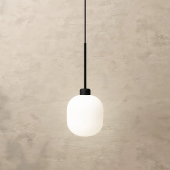 Parlour Lite Curve Pendant - Black/White