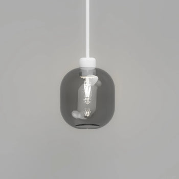 Parlour Lite Curve Pendant - White/Smoke