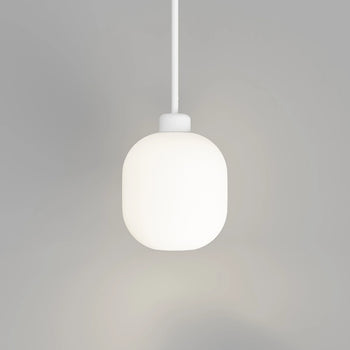 Parlour Lite Curve Pendant - White/White