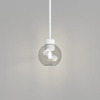 Parlour Lite Sphere Pendant - White/Clear