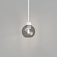 Parlour Lite Sphere Pendant - White/Smoke