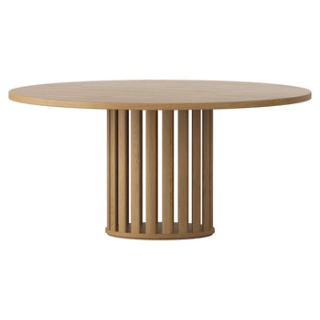 Benson Round Dining Table 160cm - Oak