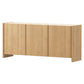 Stella Sideboard 180cm - Oak/Travertine