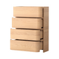 Brodie Four Drawer Chest - Oak