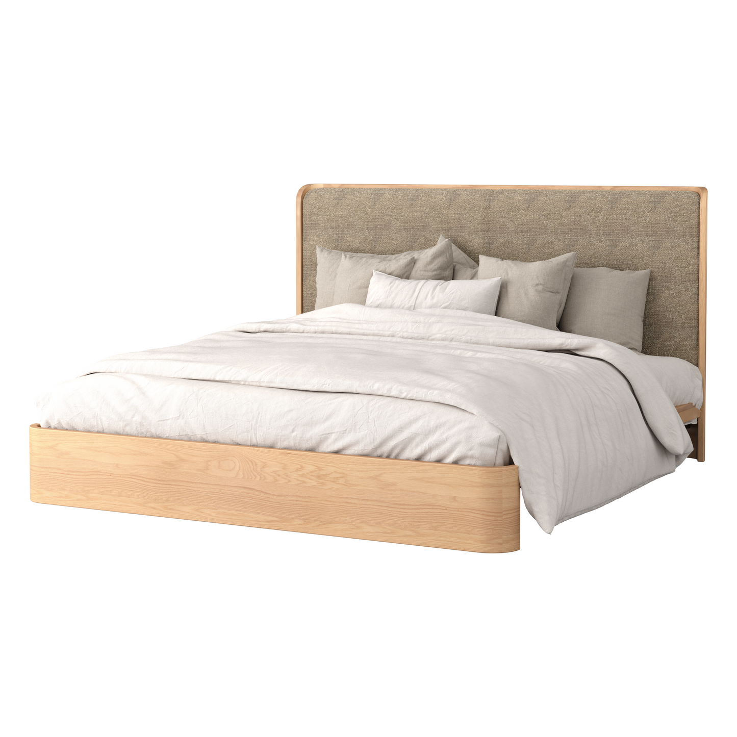 Brodie King Bed - Oak