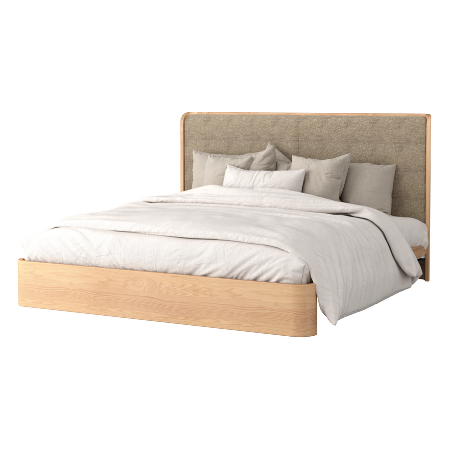 Brodie King Bed - Oak