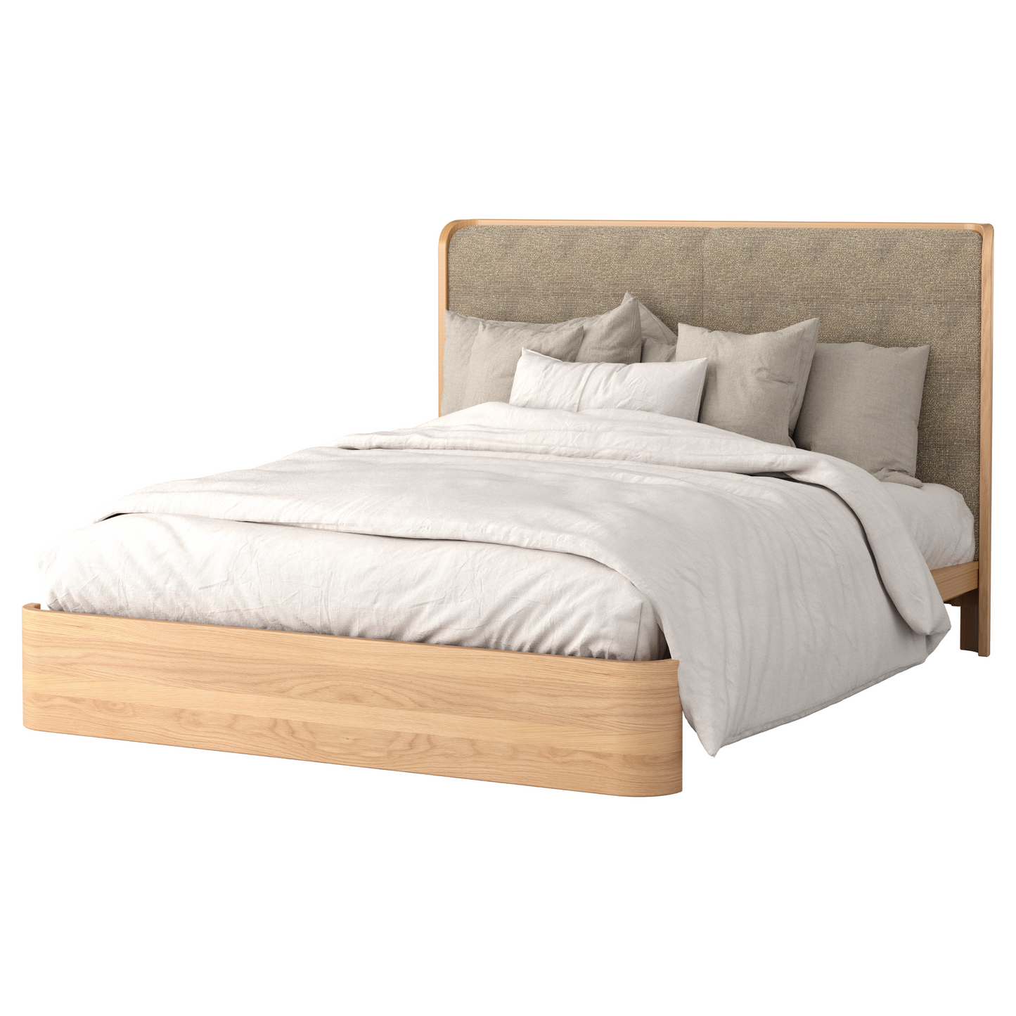 Brodie Queen Bed - Oak