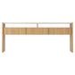 Stella Console Table 180cm - Oak/Travertine