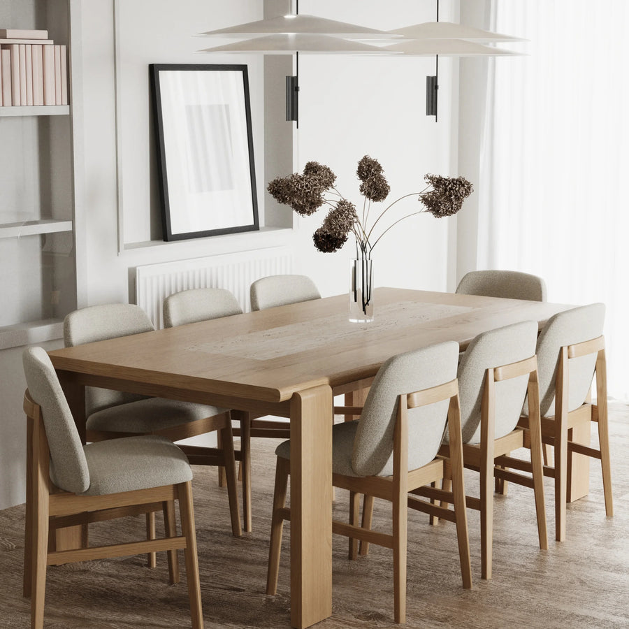 Stella Dining Chair - Oak/Beige